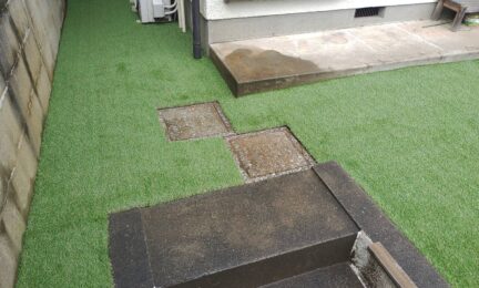 2023.5　横浜市青葉区　憧れの人工芝にお庭をリフォームしたいです。
